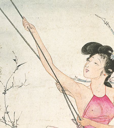 海南省-胡也佛的仕女画和最知名的金瓶梅秘戏图